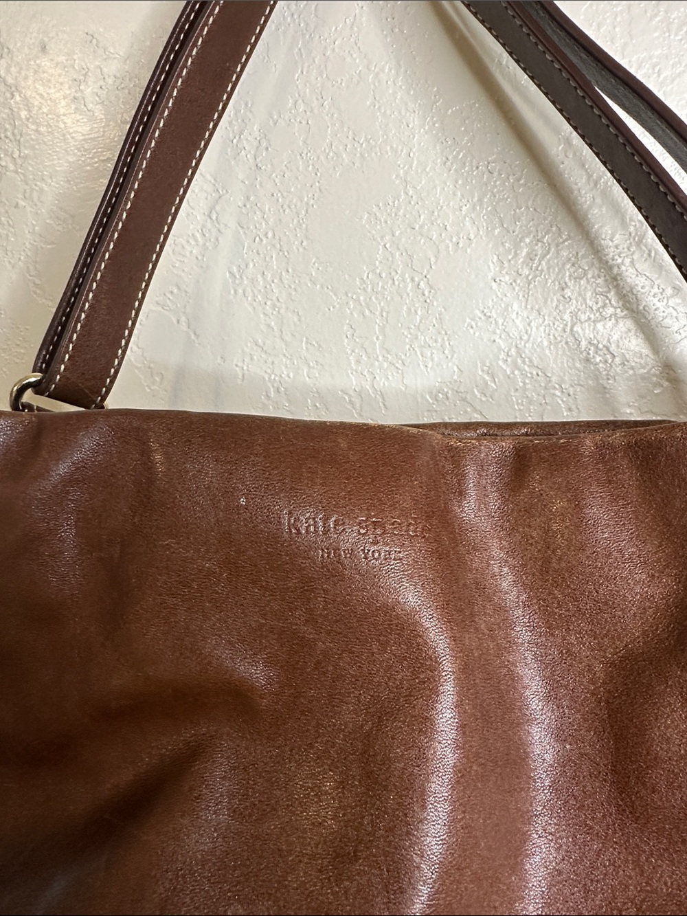 Kate Spade Brown Leather Shoulder Bag - Picture 2 of 3